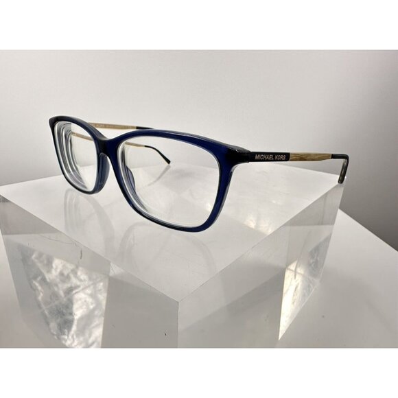 Michael Kors Eyeglasses MK 4030 (Vivianna II) 3489 Navy Blue/Gold 54-16-135 (M) - Picture 1 of 9